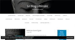 Desktop Screenshot of lebloglitteraire.com